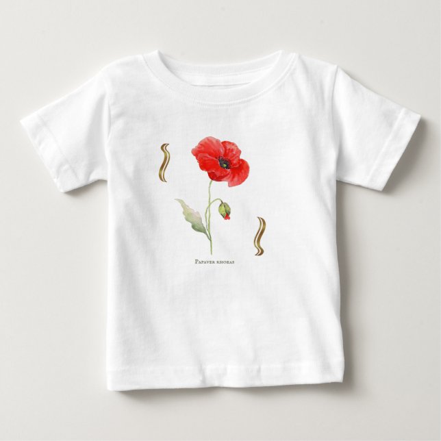 Corn poppy baby T-Shirt (Front)