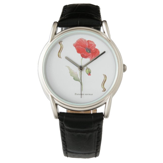 Corn poppy watch (Front)