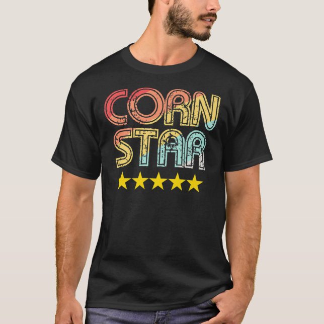 Corn Star Shirt Team Cornhole T-Shirt Essential T- (Front)