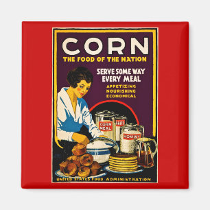 Corn - The Food of the Nation Magnet