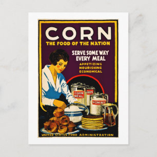 Corn - The Food of the Nation Postcard