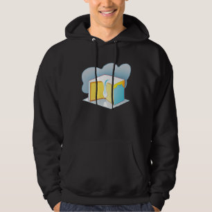 Cornbread Nights Vintage Retrowave 90s Style Hoodie