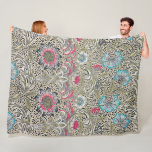 Corncockle, William Morris Fleece Blanket