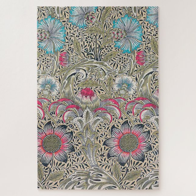 Corncockle, William Morris Jigsaw Puzzle (Vertical)