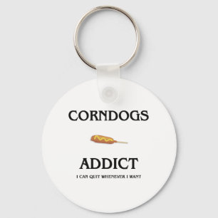 Corndogs Addict Keychain