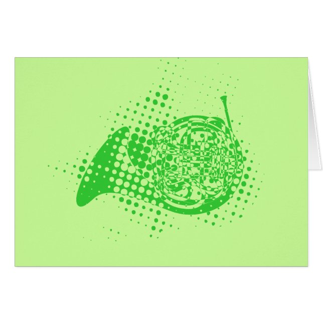 Corne demi-ton (Devant horizontal)