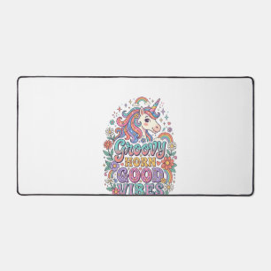 Corne Groovy Licorne Bonne Vibes Charmante POD Art