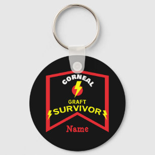 Cornea Graft Corneal Transplant Survivor  Keychain