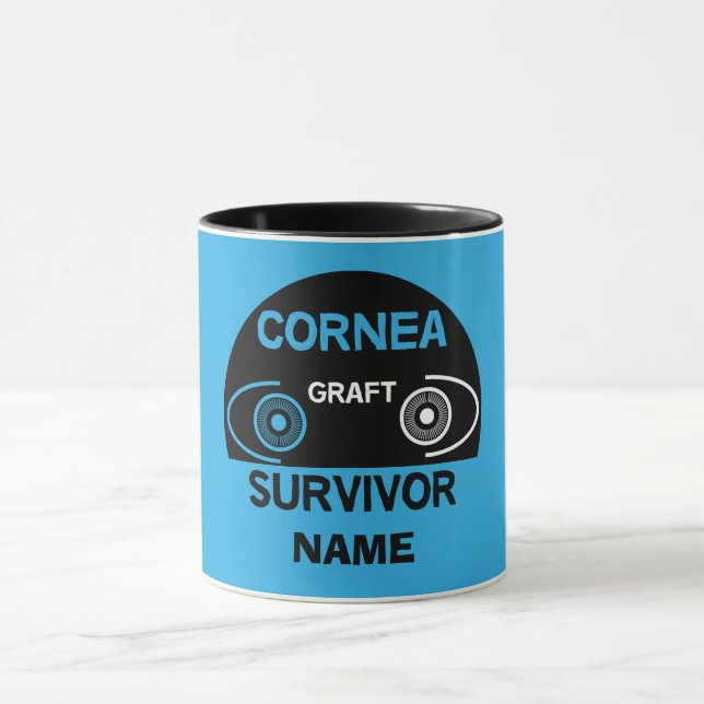 Cornea Graft Corneal Transplant Survivor Mug (Center)