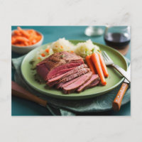 Corned beef cabbage and carrots