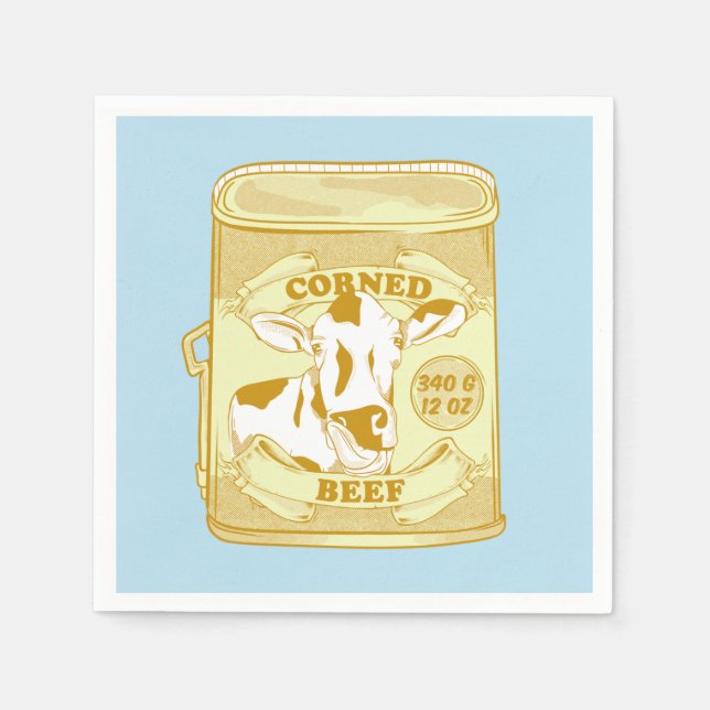 Corned Beef can Napkin (Front)