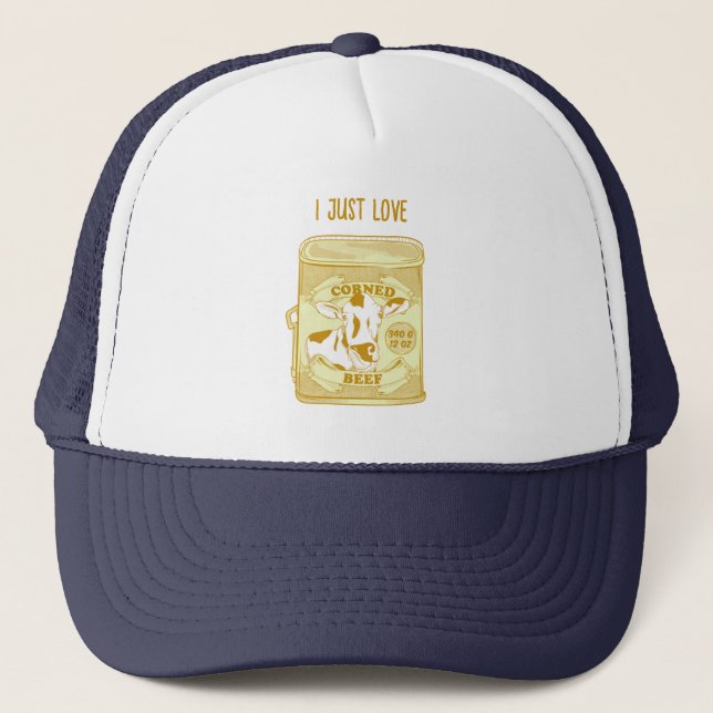 Corned Beef can Trucker Hat (Front)