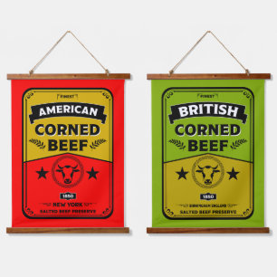 Corned Beef kitchen Vintage Hanging Tapestry