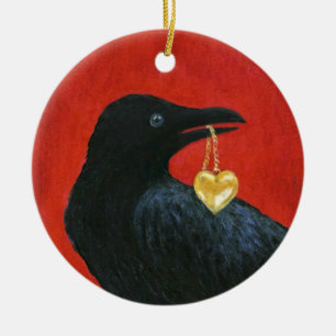 Corneille et ornement de pendentif