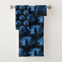 Corneille noire avec runes style gothique foncé