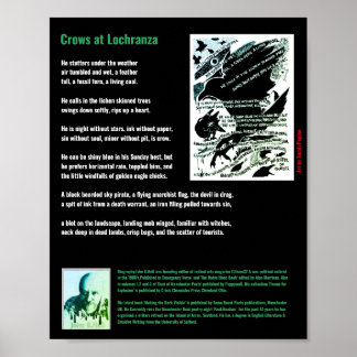 Corneilles à Lochranza poem/John G.Hall Poster