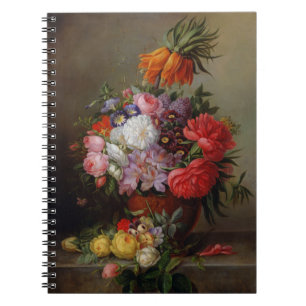 Cornelis Johannes van Hulsteijn Vase with Flowers Notebook
