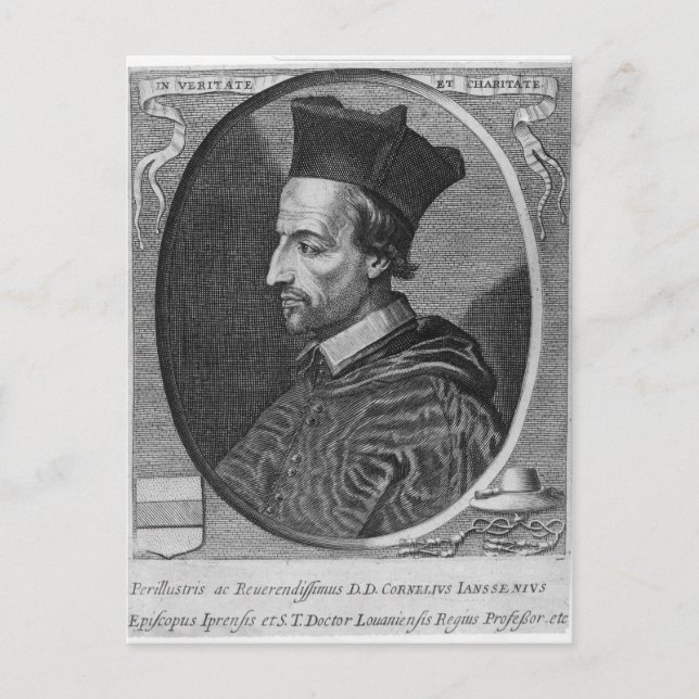 Cornelius Jansen, Bishop of Ypres Postcard (Front)