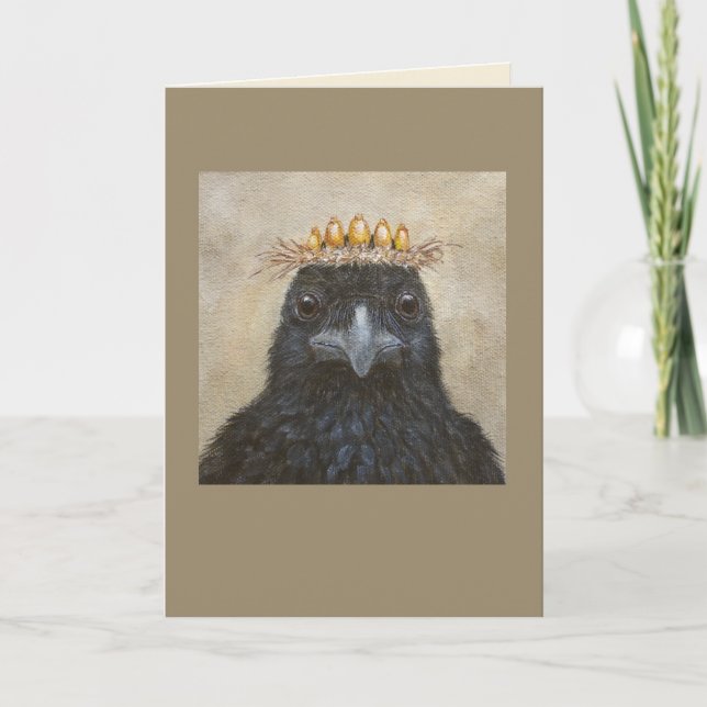 Cornelius the crow card (Front)