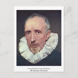 Cornelius Van Geest-Portrait By Anthony Van Dyck Postcard