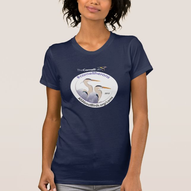 Cornell Herons Illustration T-Shirt (Front)