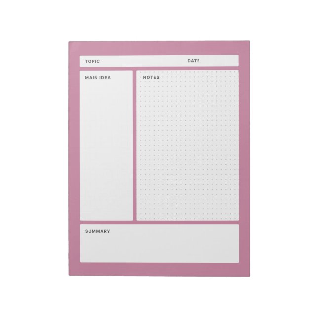 Cornell Notes (Dot) (Rotated)