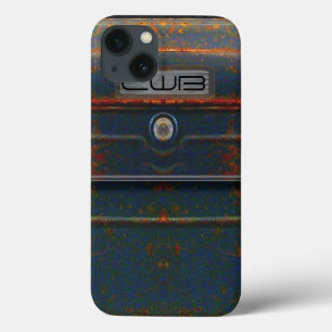 Cornell Rugged Rust Monogram iPhone 13 Case