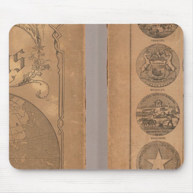 Cornell's companion atlas mouse pad (Front)