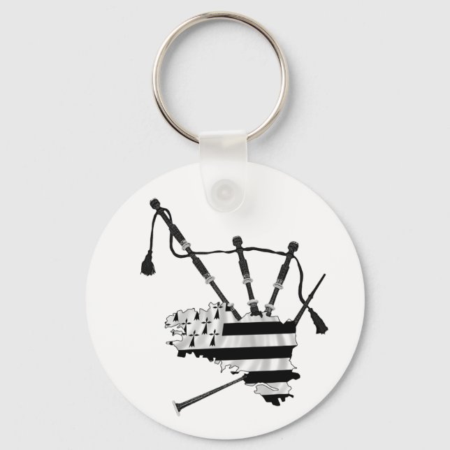 Cornemuse Bretonne Keychain (Front)