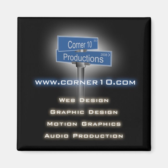 Corner10 Productions Magnet (Front)