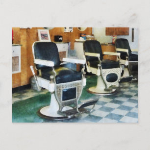 Corner Barber Shop Postcard