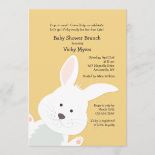 Corner Bunny Invitation