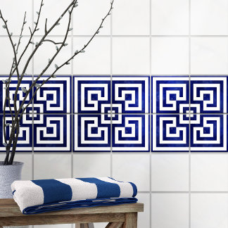 Corner Greek Meander - Greek Key Ornament Tile