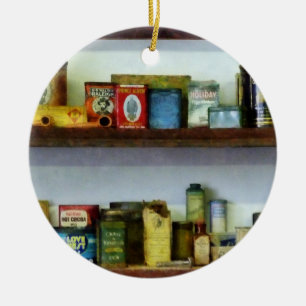 Corner Grocery Store Ceramic Ornament