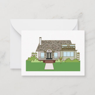 Corner House in Wares Creek Flat Note Card