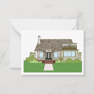 Corner House in Wares Creek Flat Note Card
