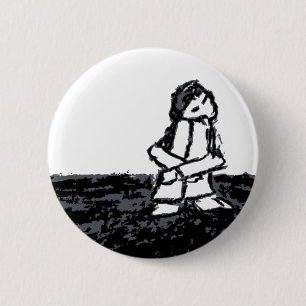 corner kid 2 inch round button