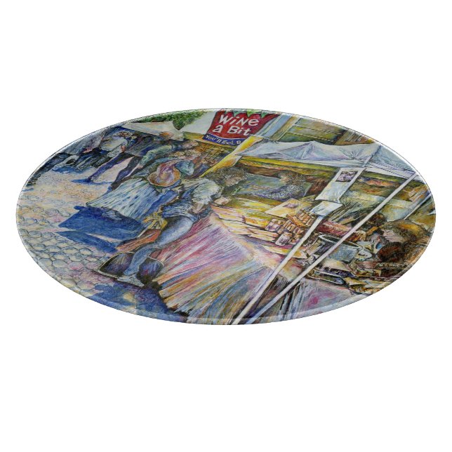 Corner of Flying Pig Farm and Wine a Bit. Cutting Board (Corner)