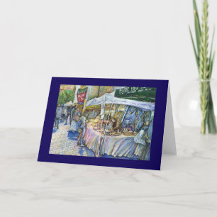 Corner of Flying Pig Farm and Wine a Bit Greeting Card