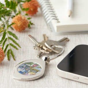 Corner of Flying Pig Farm and Wine a Bit. Keychain