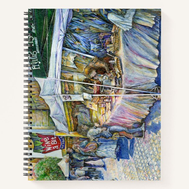 Corner of Flying Pig Farm and Wine a Bit. Notebook (Front)