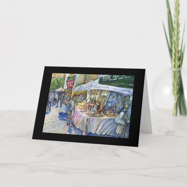 Corner Of Flying Pigs And Wine A Bit Card (Front)