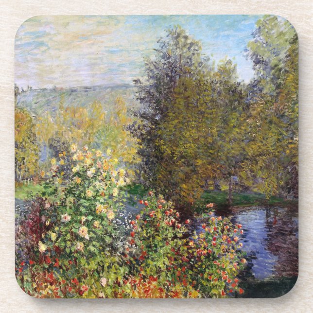 Corner of the Garden at Montgeron - Claude Monet Coaster (Front)