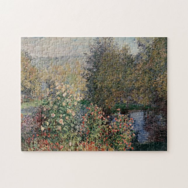 Corner of the Garden at Montgeron - Claude Monet Jigsaw Puzzle (Horizontal)