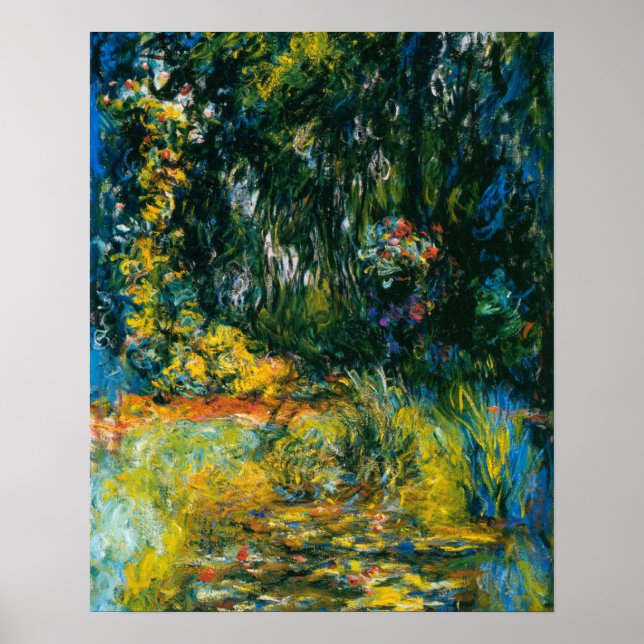 Corner of the Nympheas Basin - Claude Monet Poster (Front)