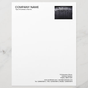 Corner Photo - Typewriter Letterhead