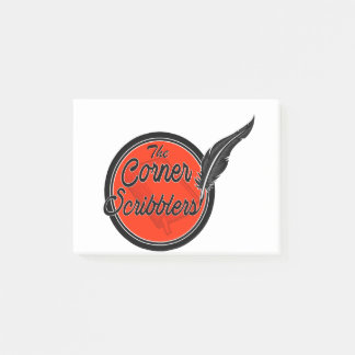 Corner Scribblers Logo Post-it Notes
