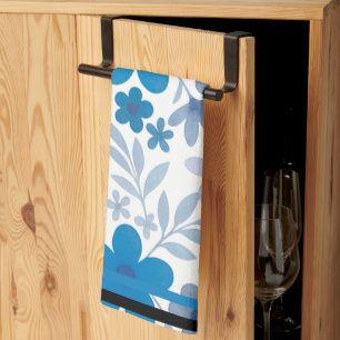 Cornerstone Blossom Indigo Kitchen Towel