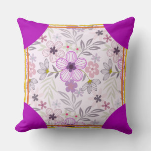 Cornerstone Blossom Lavender Throw Pillow