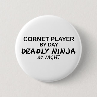 Cornet Deadly Ninja by Night 2 Inch Round Button